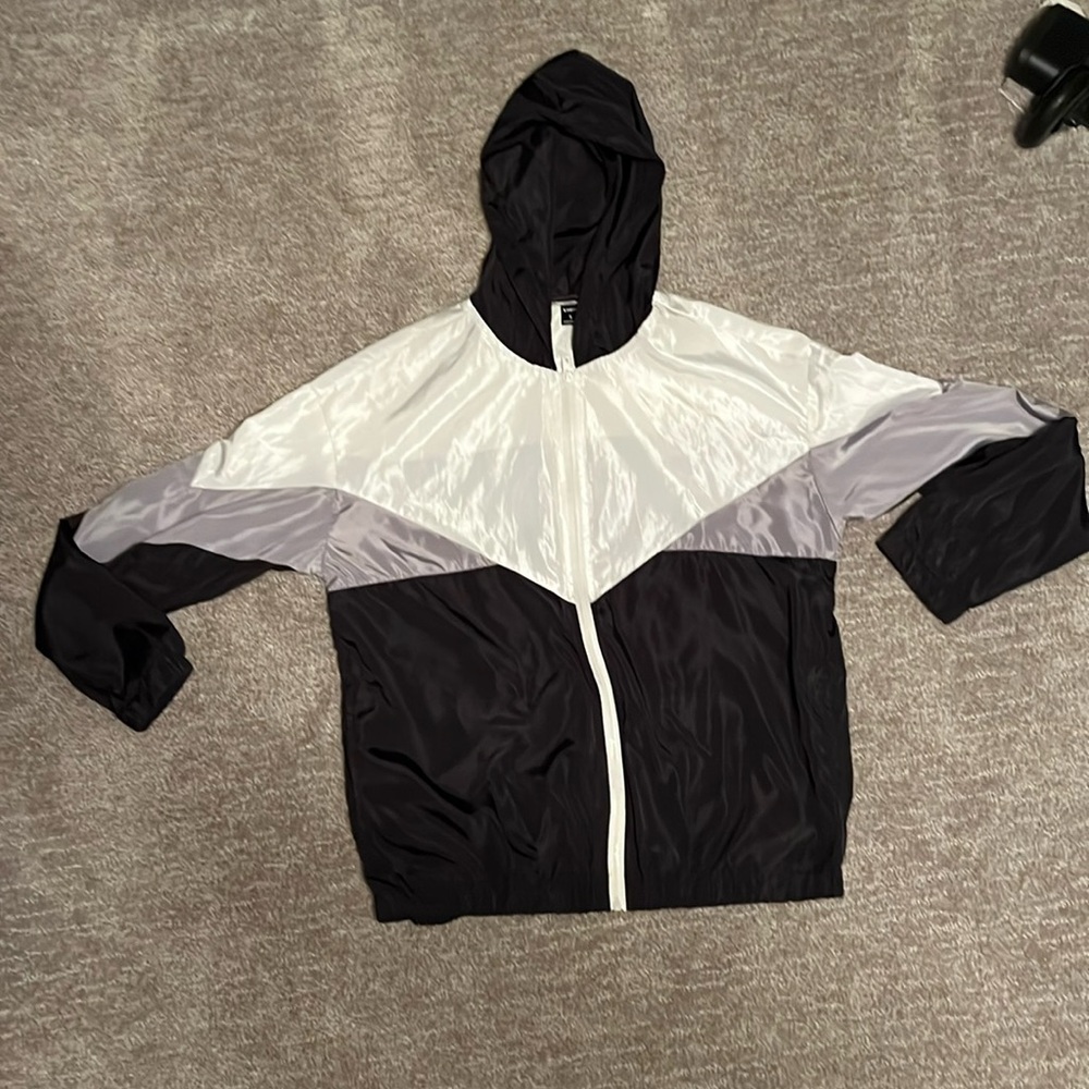 Shein unisex lightweight hooded jacket size S